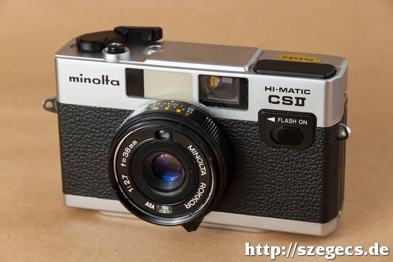 Minolta Hi-Matic CS2 fényképezőgép