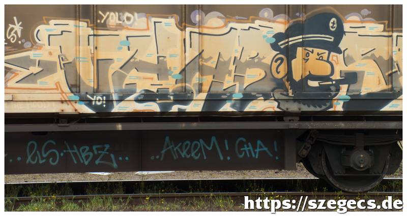 Graffiti vasúti kocsin